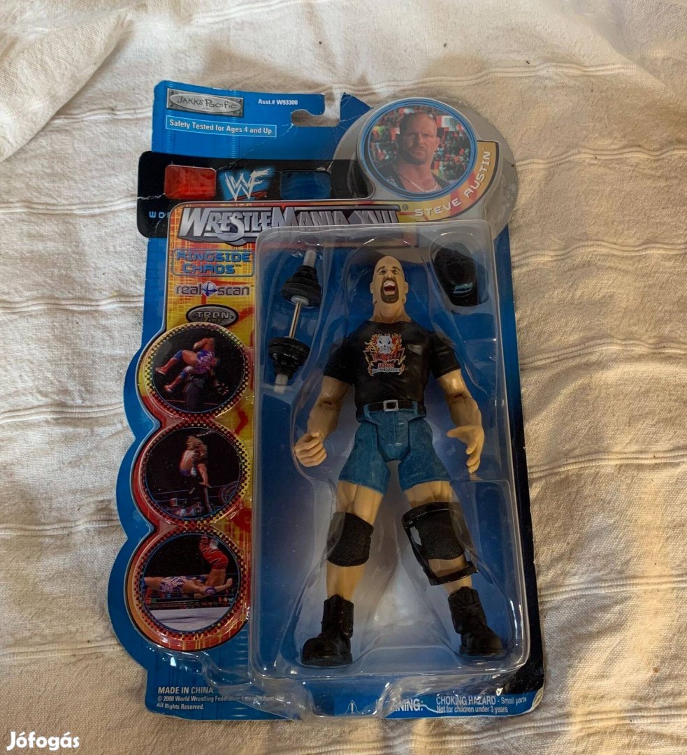 WWF Stone Cold Steve Austion - Wrestlemania XVII figura