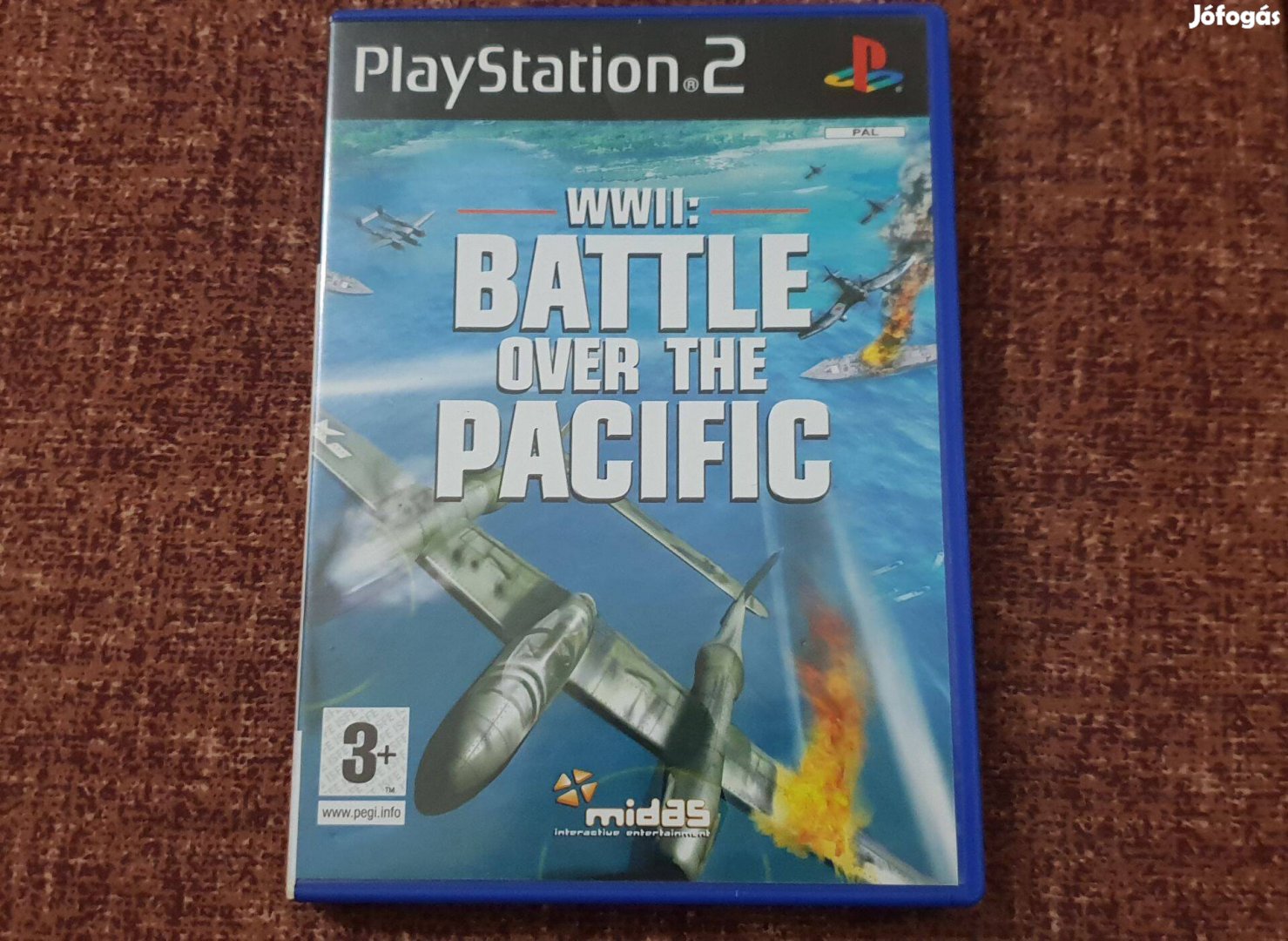 WWII Battle Over the Pacific Ps2 eredeti lemez ( 2500 Ft )