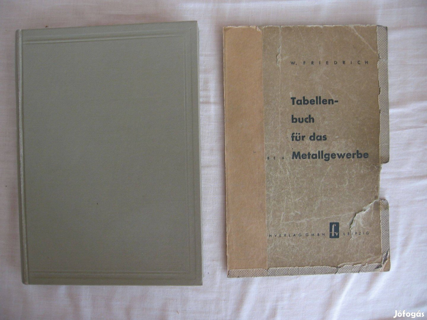 W. Friedrich Tabellenbuch für das Metallgewerbe, könyv