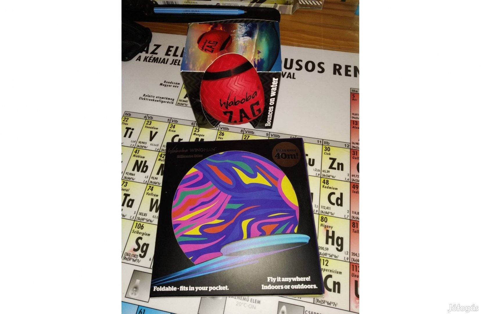 Waboba Zag vízen pattanó labda vagy Waboba Wingman szilikon