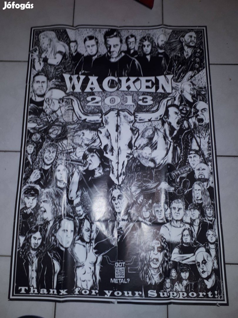 Wacken 2013 plakát - 84x60 cm