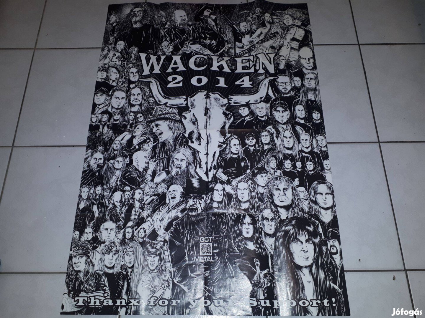 Wacken 2014 plakát - 84x60 cm