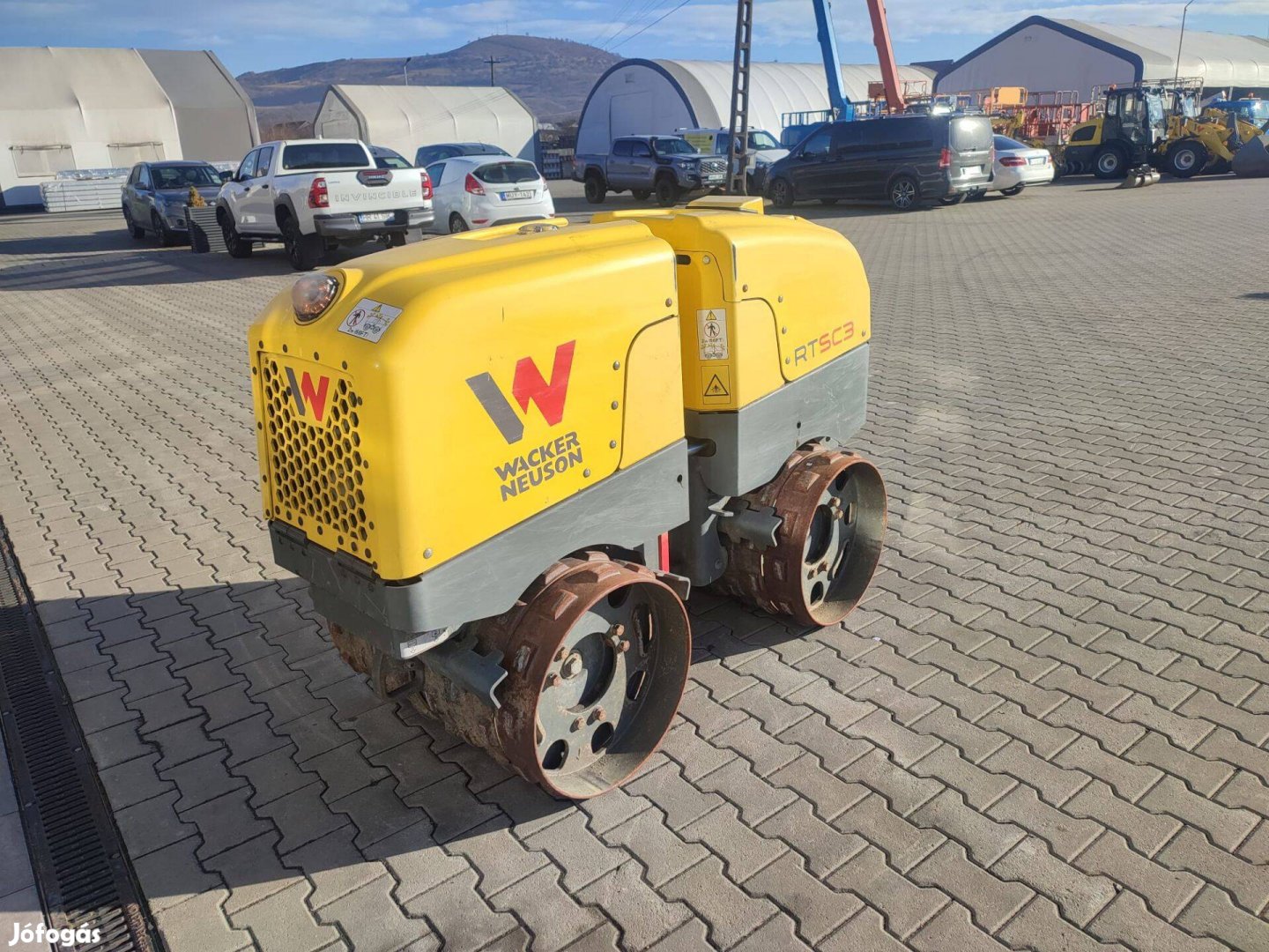 Wacker Neuson RTK-SC3 Compatec vibrációs tandem henger távirányítóval