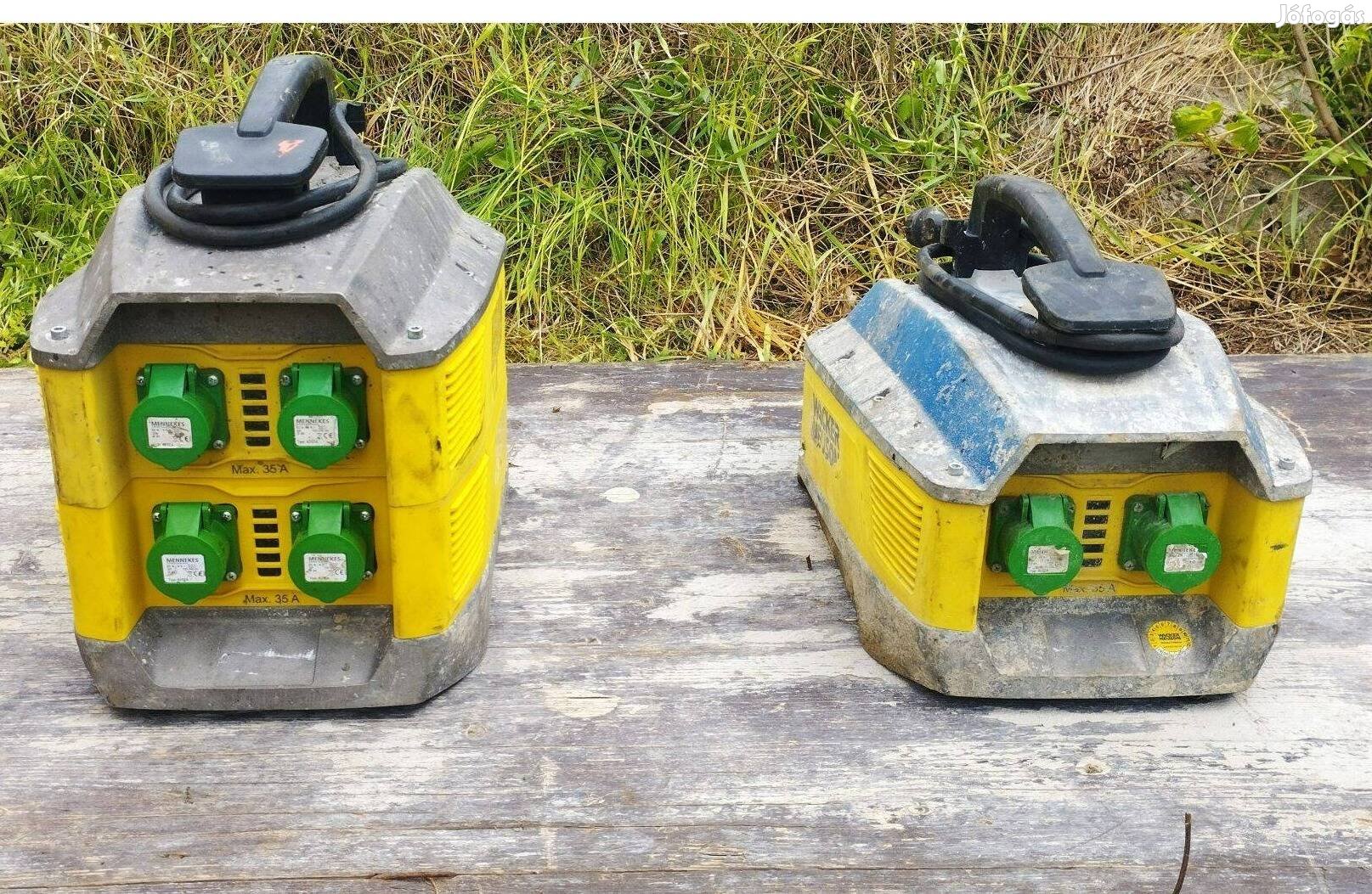 Wacker tűvibrátor nagyfrekvencia átalakítók inverterek 230V Hibásak!