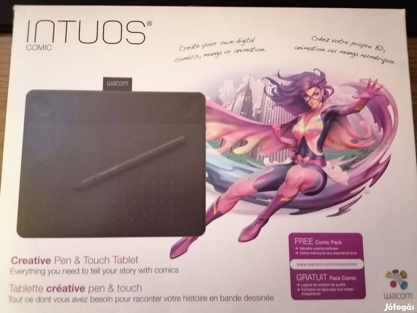 Wacom Intuos Comic S Digitális Rajztábla