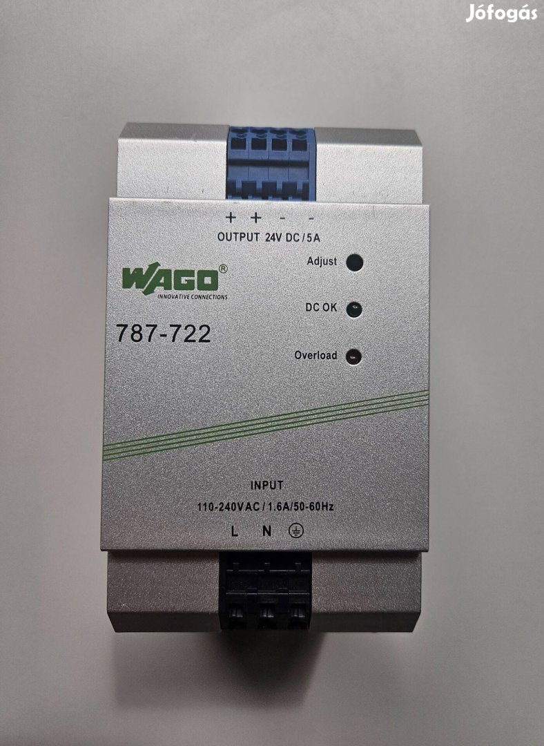 Wago 787-722 24V DC PLC tápegység