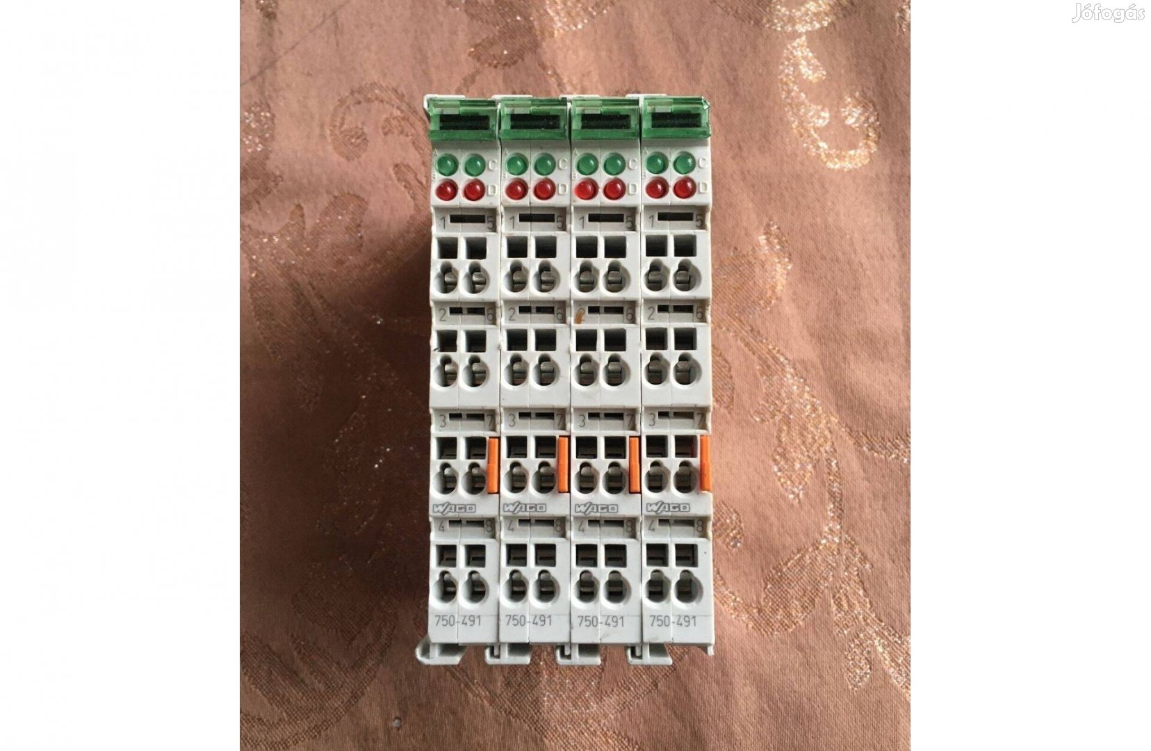 Wago analog input modulok 750-491 plc stb