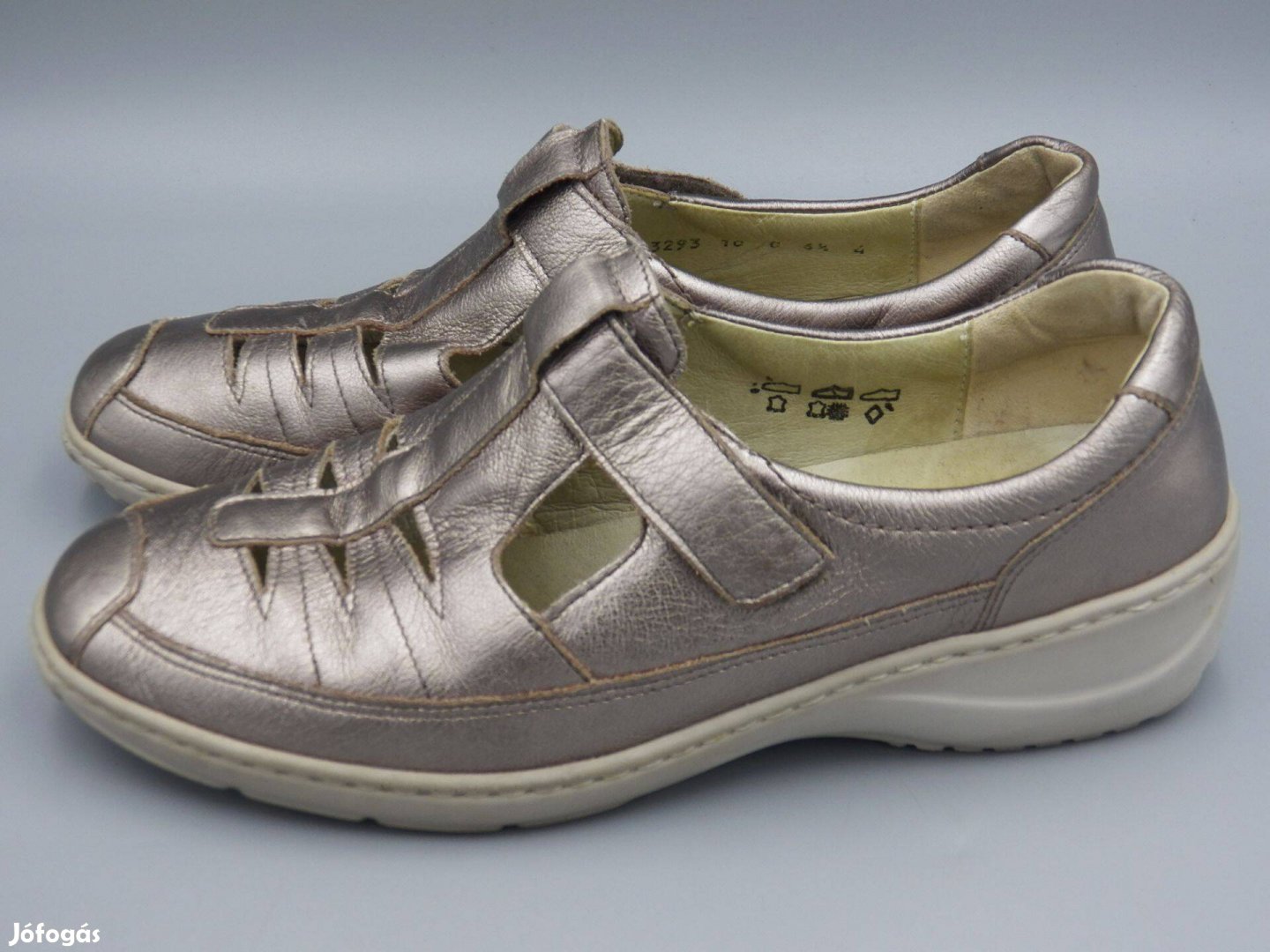 Waldlaufer bőr szandál cipő, 40 -es Széles, magas (6,5 K)