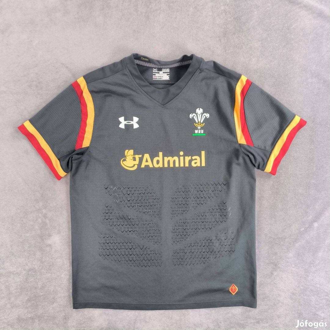 Wales 2015-16 Under Armour vendég rögbi mez M-es