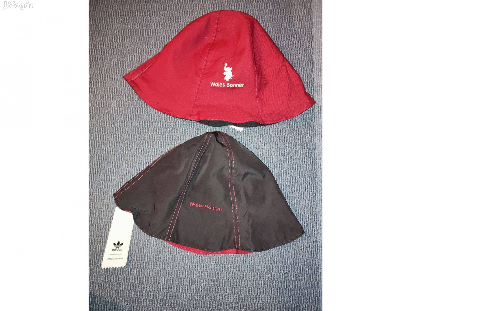 Wales Bonner eredeti dupla oldalú fekete adidas Originals