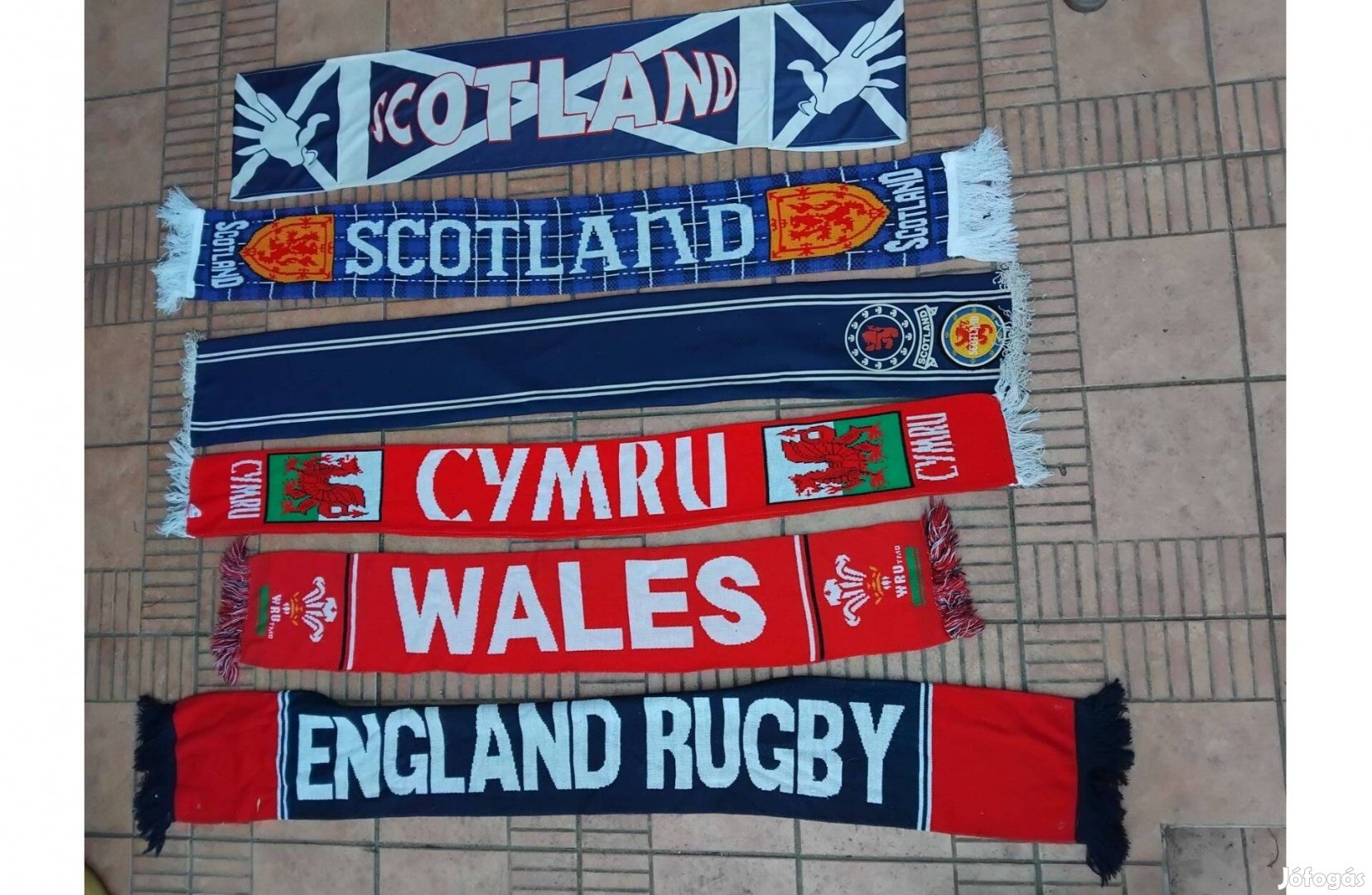 Wales sál skót foci sál angol szurkolói sál 6db