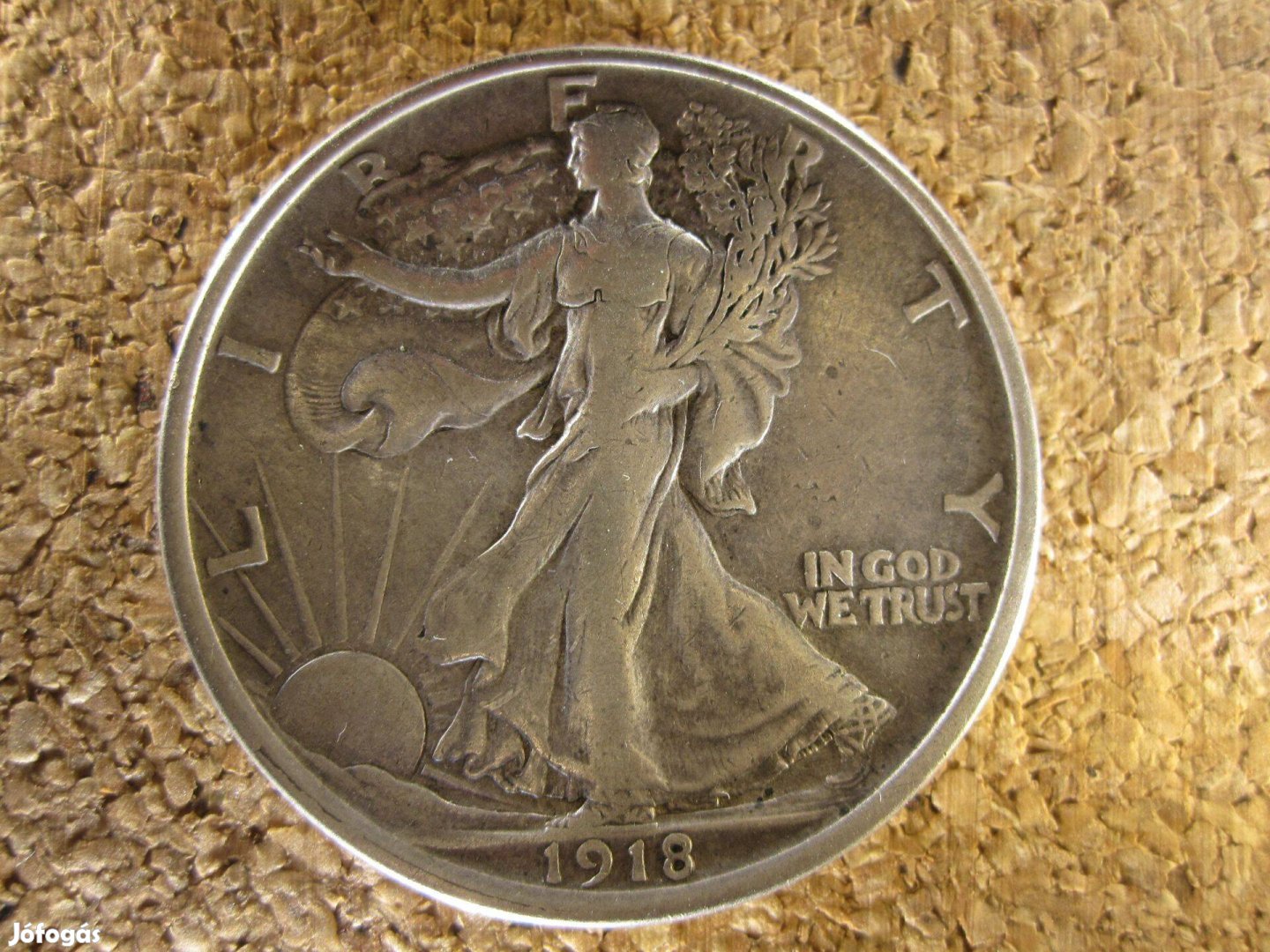 Walking Liberty Half Dollar 1918D