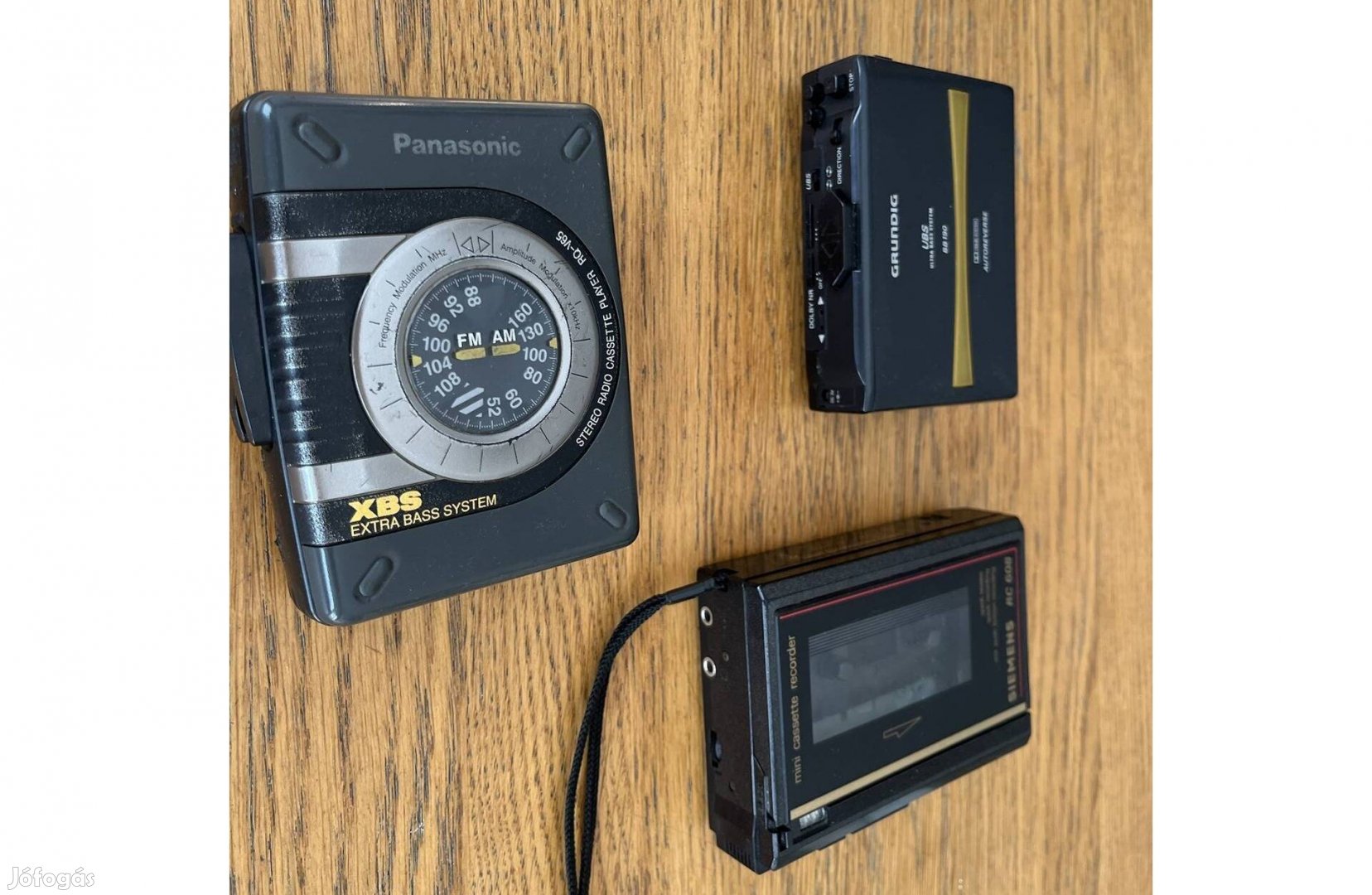 Walkman 3 db egyben Panasonic Grundig Siemens sétáló magnó