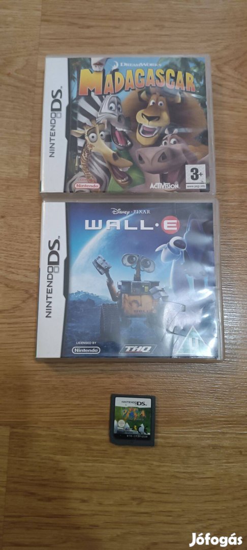 Wall E, Madagascar, Viva Pinata Nintendo DS Játék