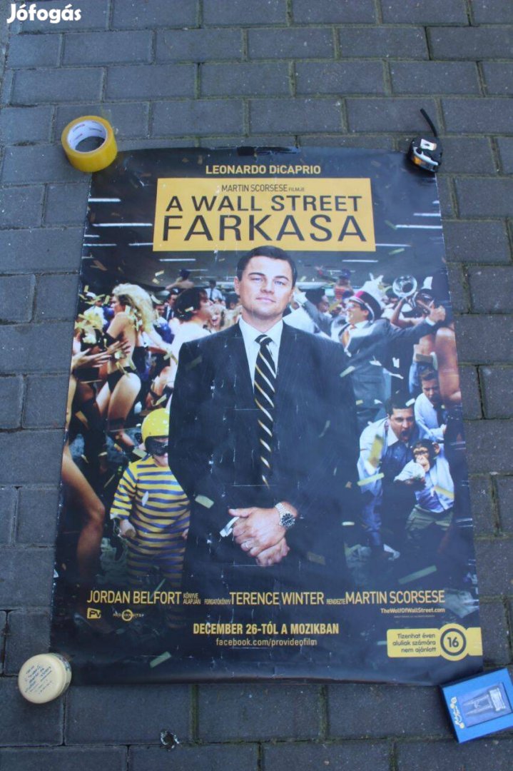Wall Street Farkasa Moziplakát