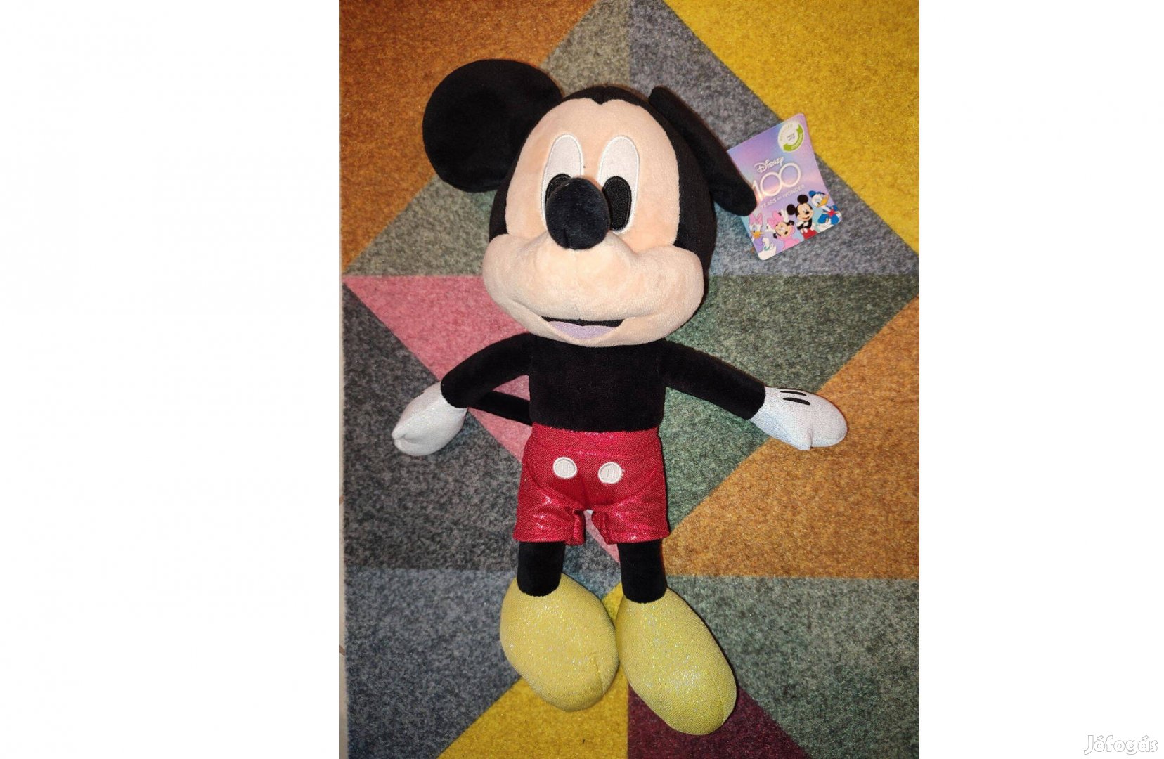 Walt Disney Mickey egér 100 éves centenáriumi plüss (új, címkés)