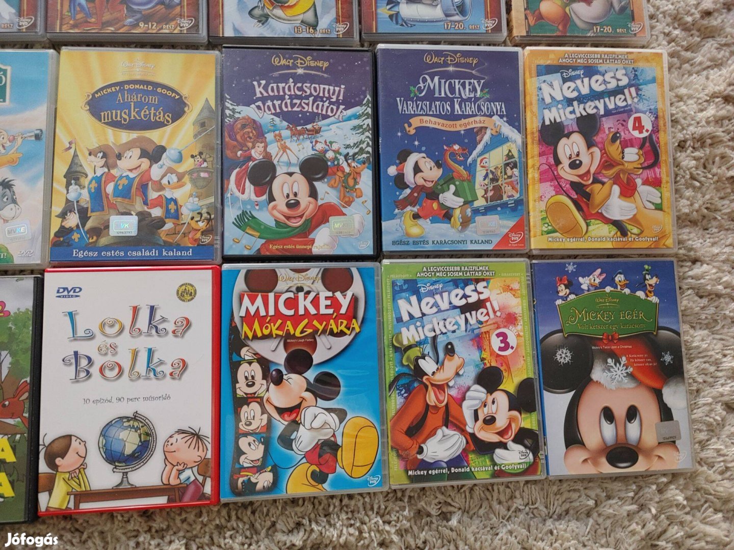 Walt Disney Mickey egér dvd filmjei 1990 Ft/db