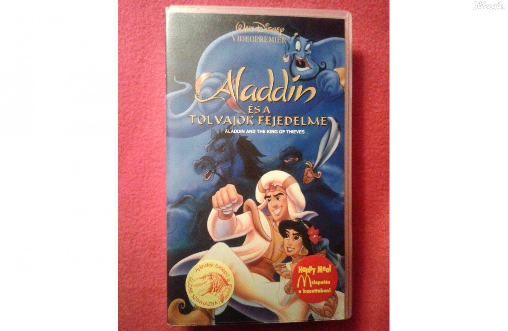 Walt Disney: Aladdin és a tolvajok fejedelme VHS kazetta 2 db egyben