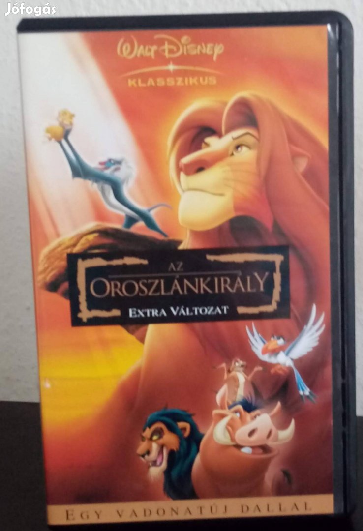 Walt Disney - Oroszlánkirály - VHS - kazetta eladó 