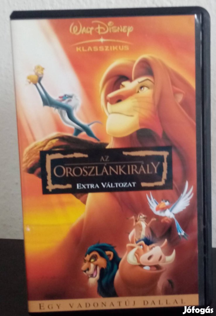 Walt Disney - Oroszlánkirály - VHS kazetta eladó 