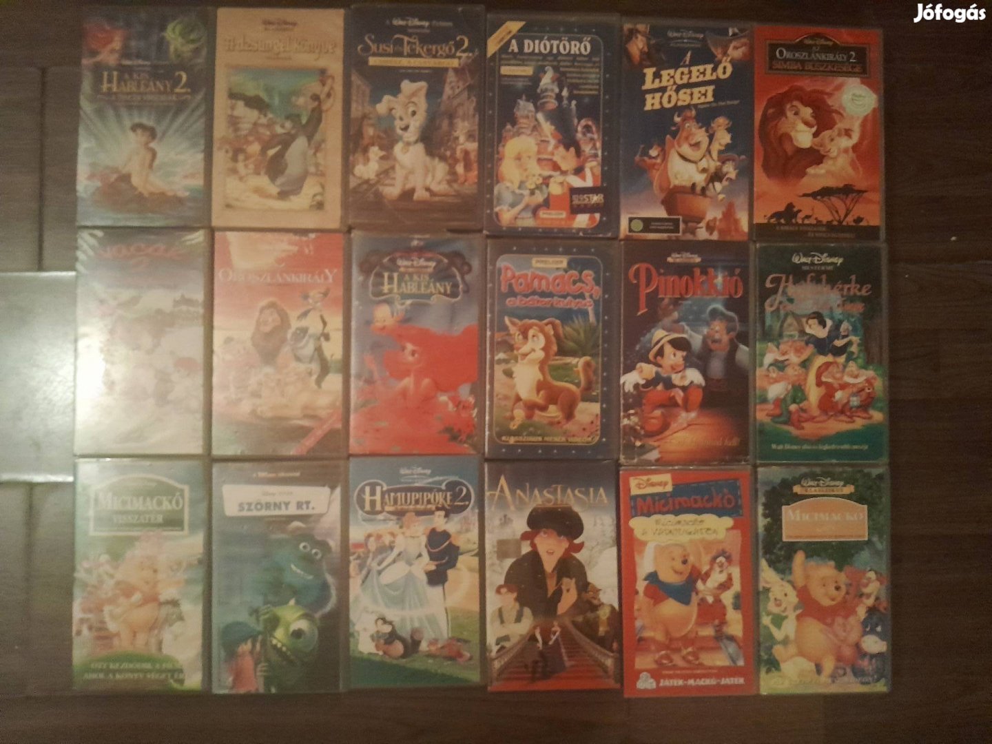 Walt Disney mese filmek vhs kazetták