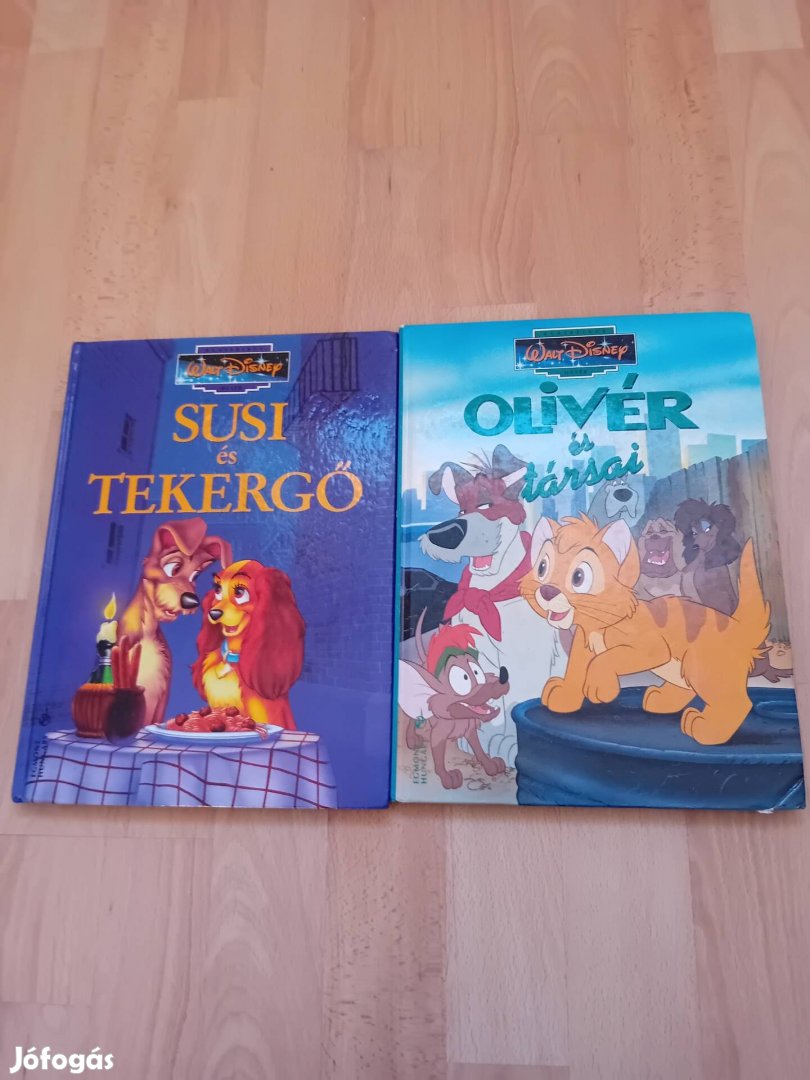 Walt disney könyvek Susi és tekergő és Olivér  akció