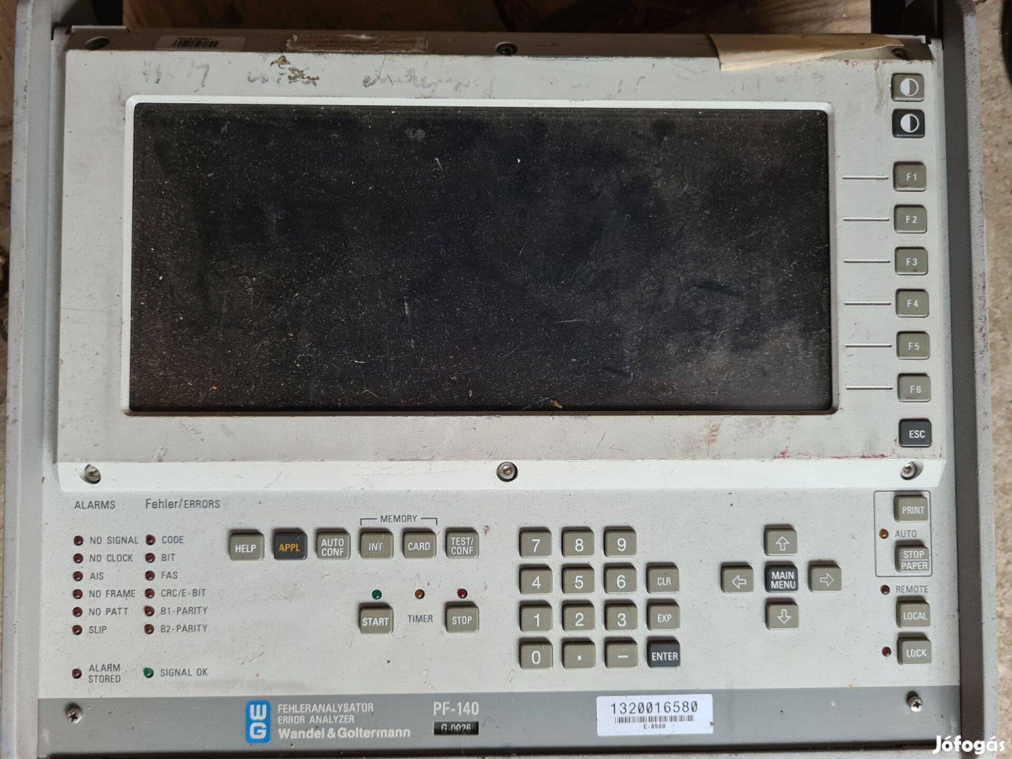 Wandel & Goltermann PF-140 Error Analyzer - régi retro műszer