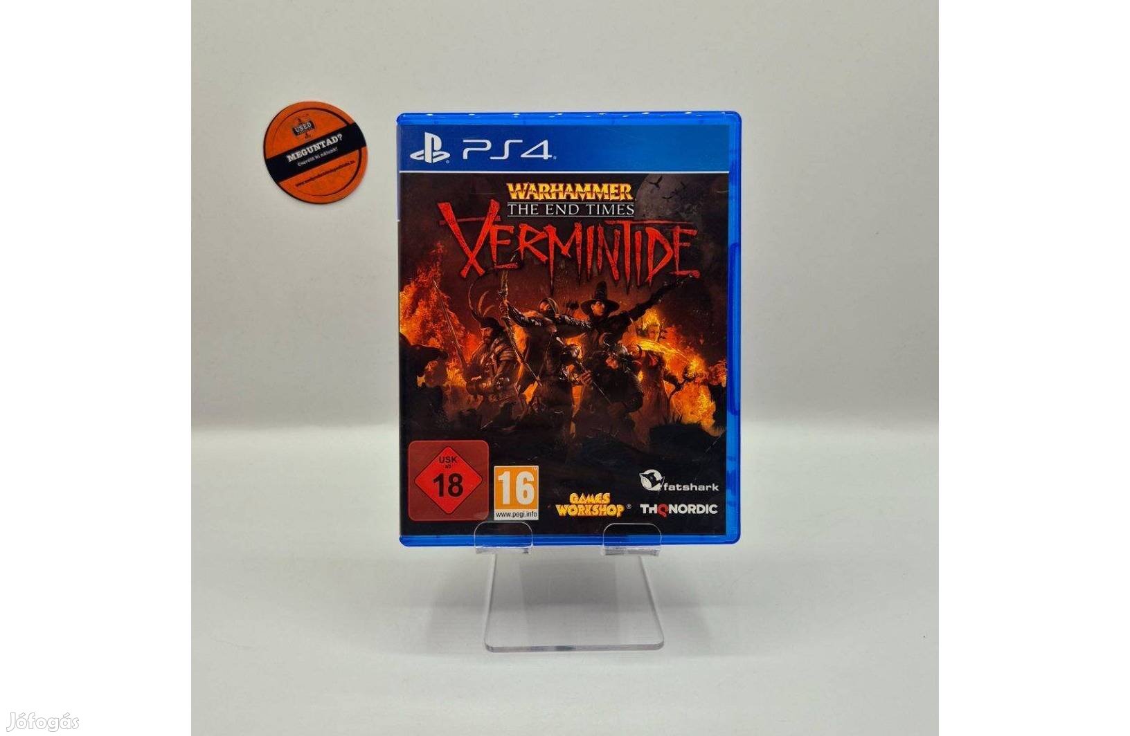 Warhammer Vermintide The End Times - PS4 játék, használt