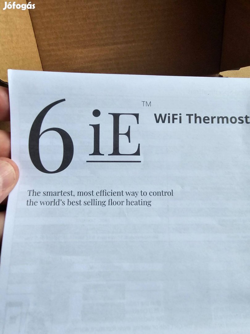 Warmup 6IE Smart WiFI termosztát teljesen új dobozos