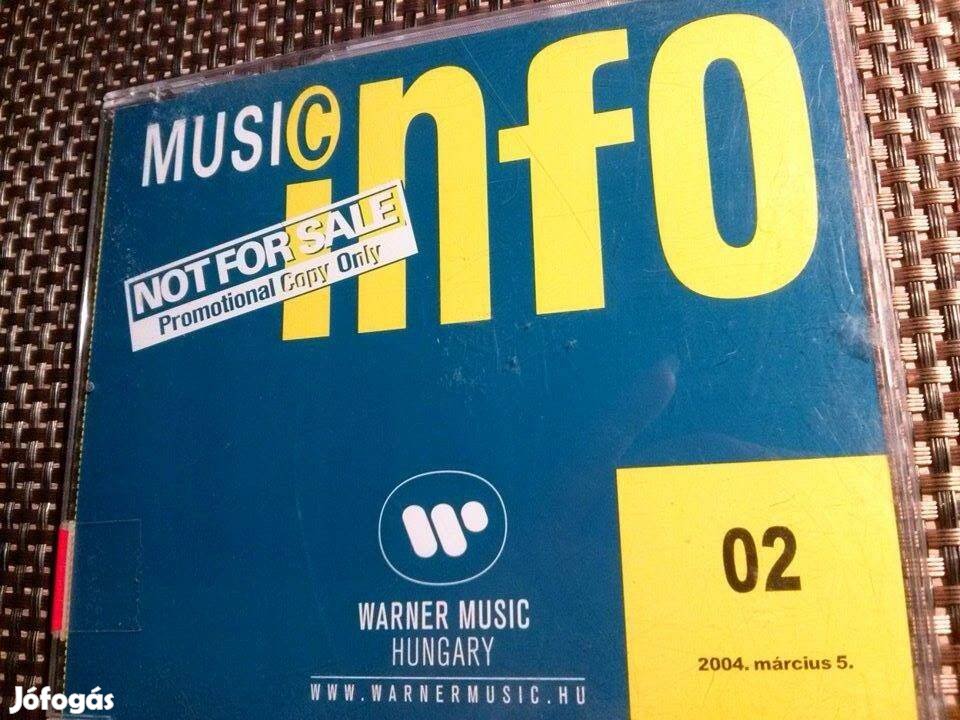 Warner Music Hungary: Music info 02 válogatás CD eladó!