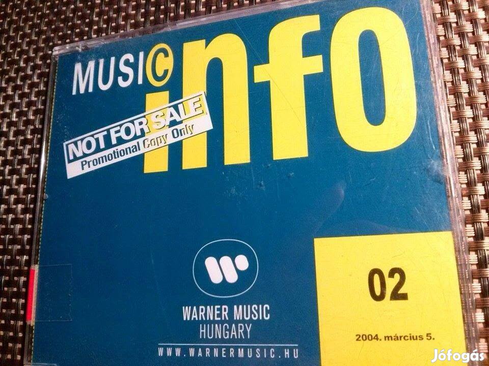 Warner Music Hungary: Music info 02 válogatás CD eladó!