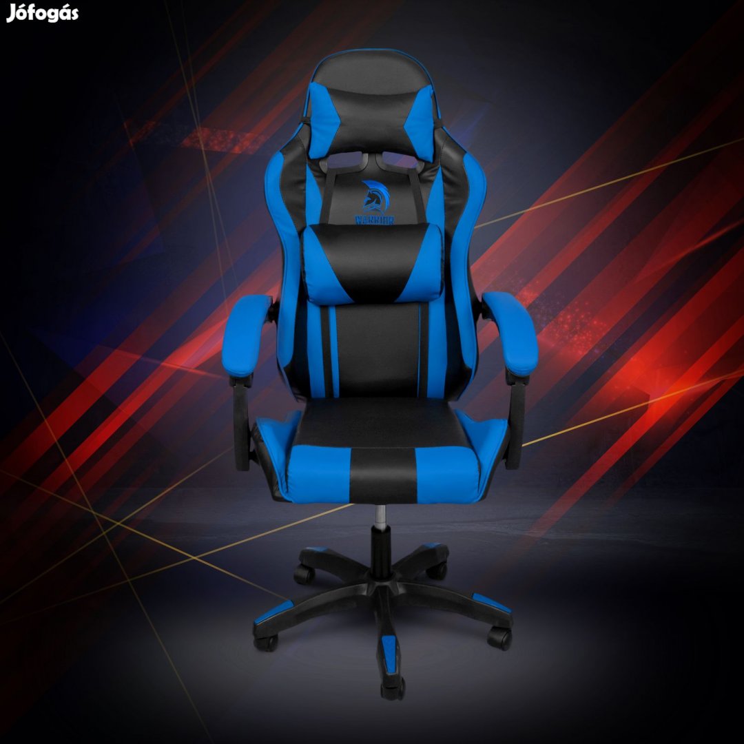 Warrior gamer szék, forgószék kék (GAMER-BASIC-1-BLUE)