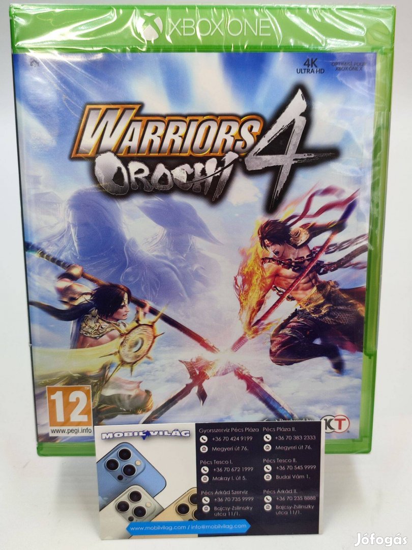 Warriors Orochi 4 Xbox One Garanciával konzl1222