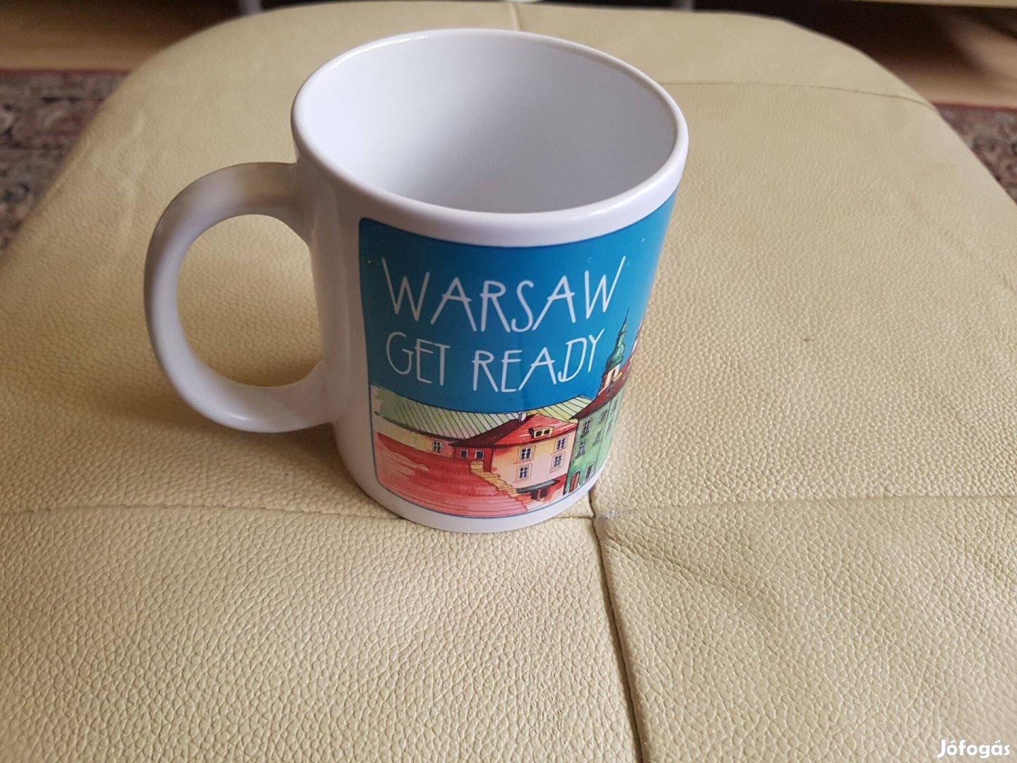 Warsaw Lengyelország Varsó bögre kerámia porcelán bögre