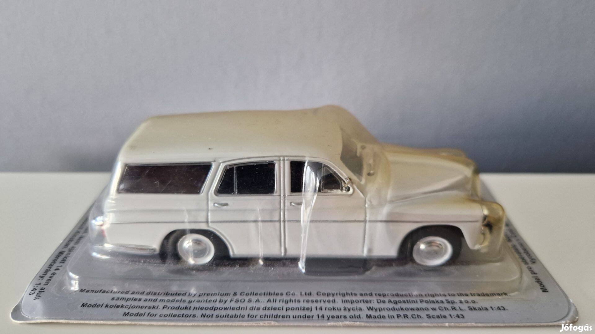 Warszawa 203 Kombi 1:43 1/43 Modell bontatlan kisautó Retroautók