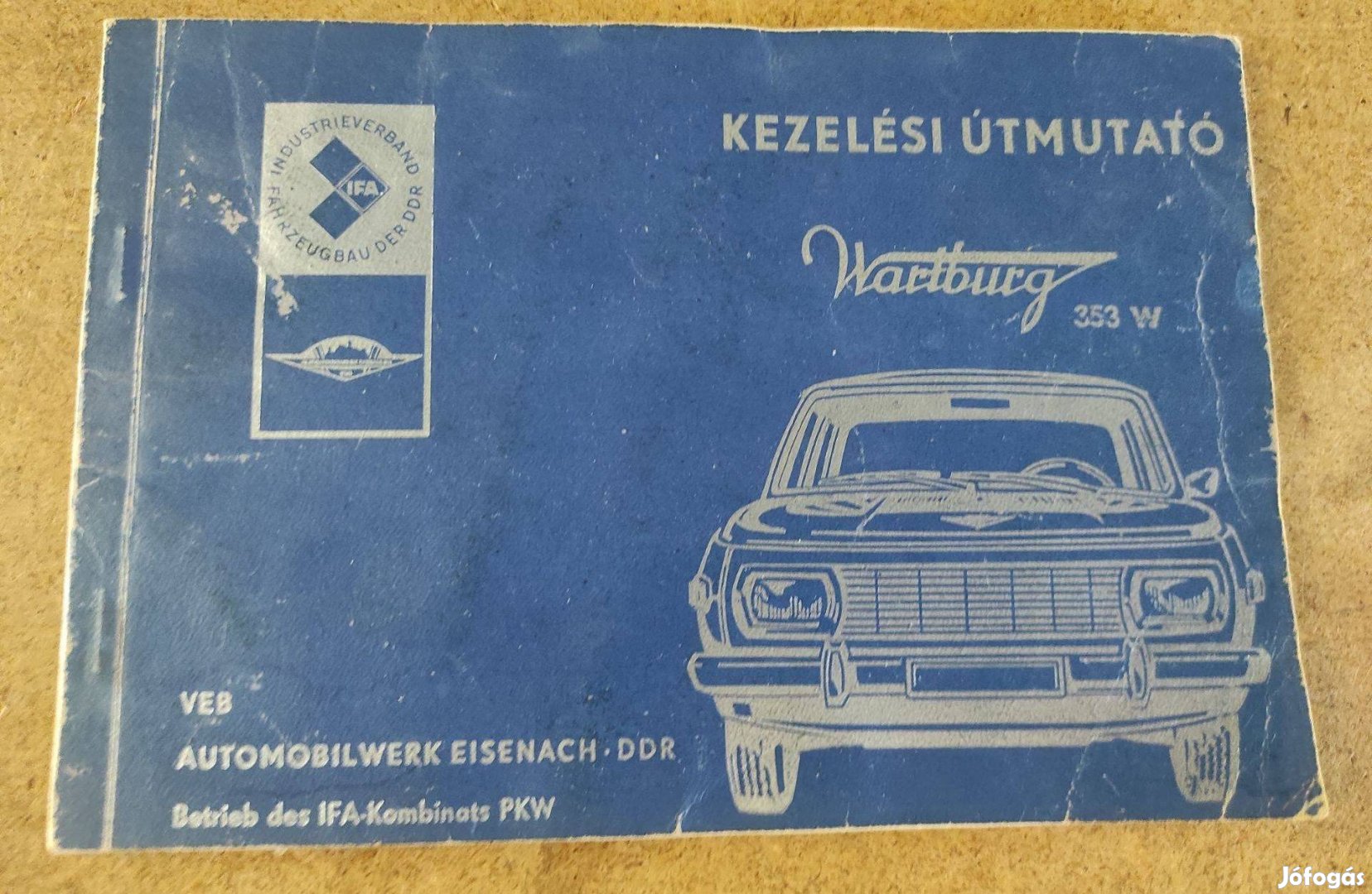 Wartburg 353 W kezelési útmutató. 197911.01