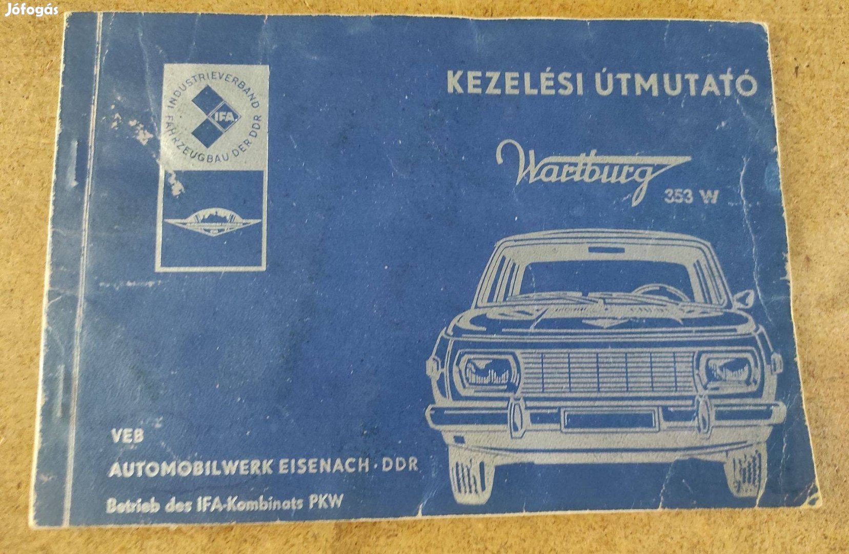 Wartburg 353 W kezelési útmutató. 197911.01