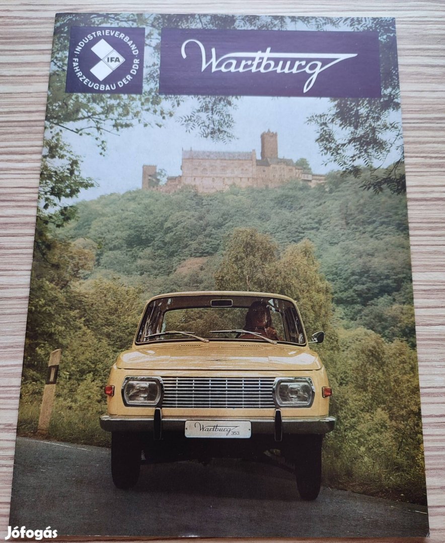 Wartburg 353 magyar prospektus, katalógus!