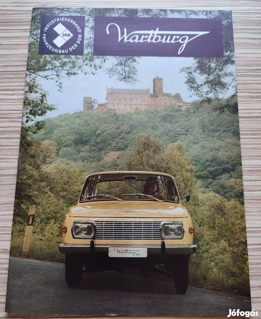 Wartburg 353 magyar prospektus, katalógus!!!