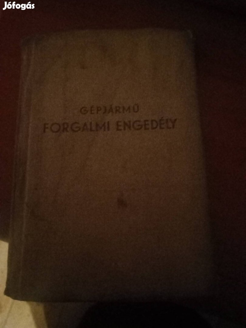 Wartburg Forgalmi engedely