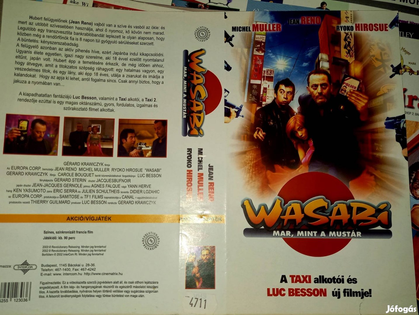 Wasabi mar mint a mustár - akció vhs - Jean Reno