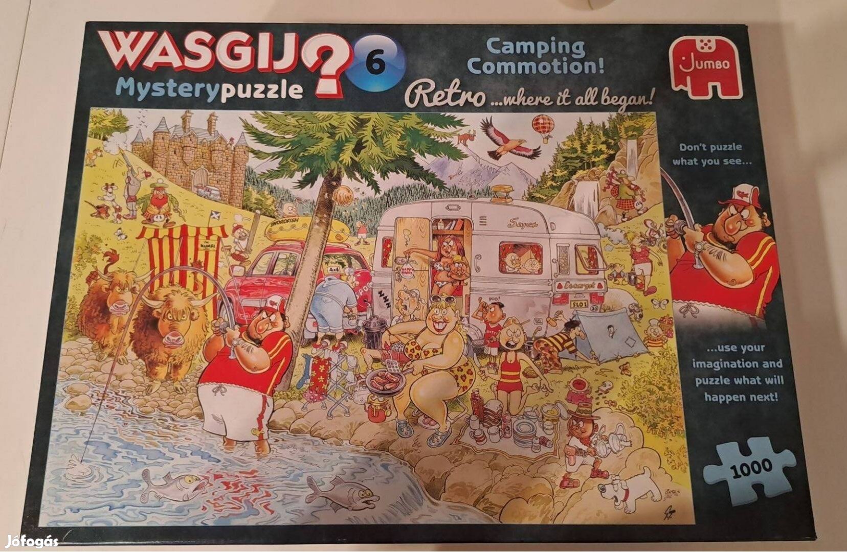 Wasgij - Mystery Puzzle 6 - Retro: 1000 darabos kirakó