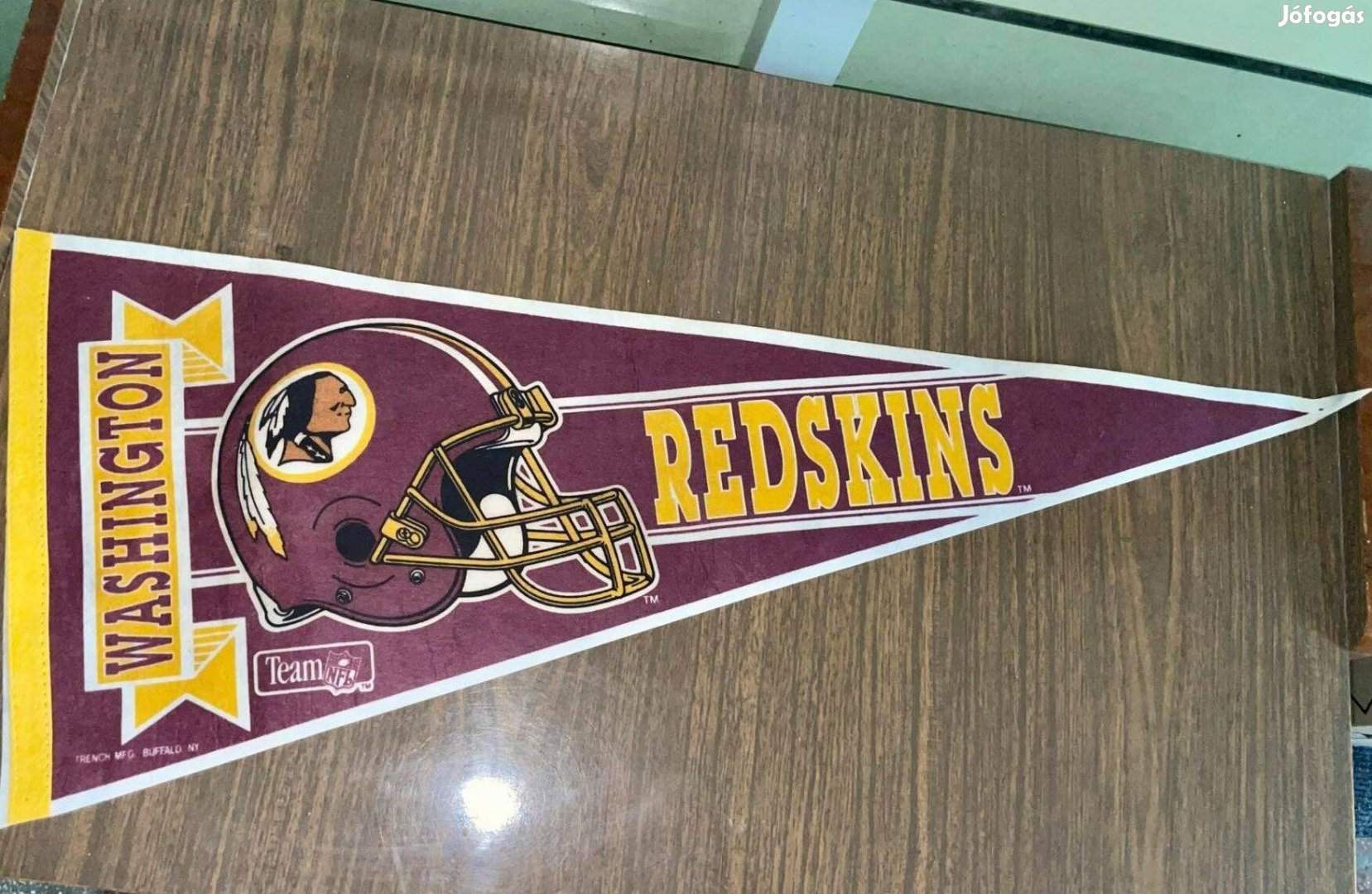 Washington Redskins (eredeti)NFL Vintage USA filc rögbis zászló - 90's