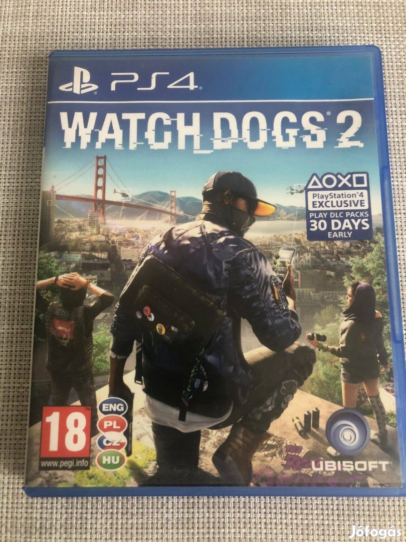 Watch Dogs 2 Ps4 Playstation 4 magyar feliratos játék