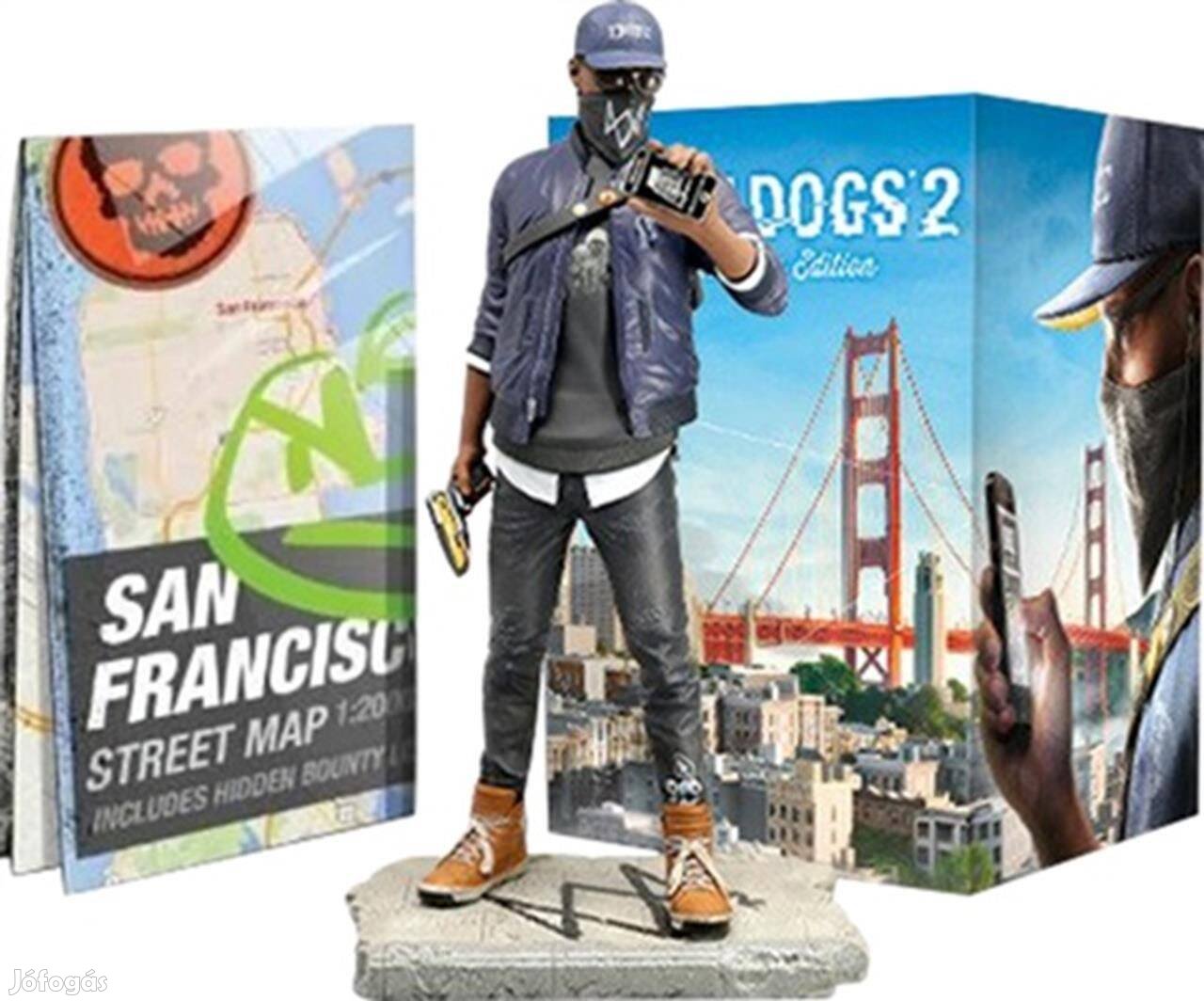 Watch Dogs 2 San Francisco Ed. wfigurine & Lithographies (No DLC) PS4