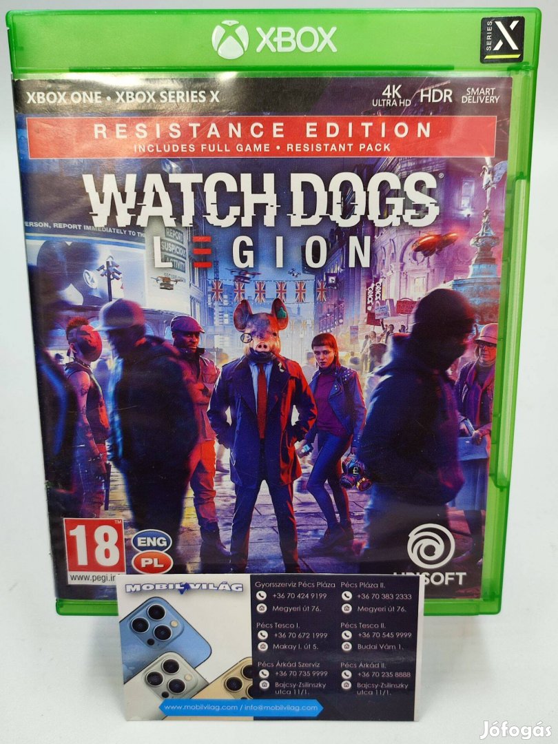 Watch Dogs Legion Xbox One/Series X Garanciával #konzl0430