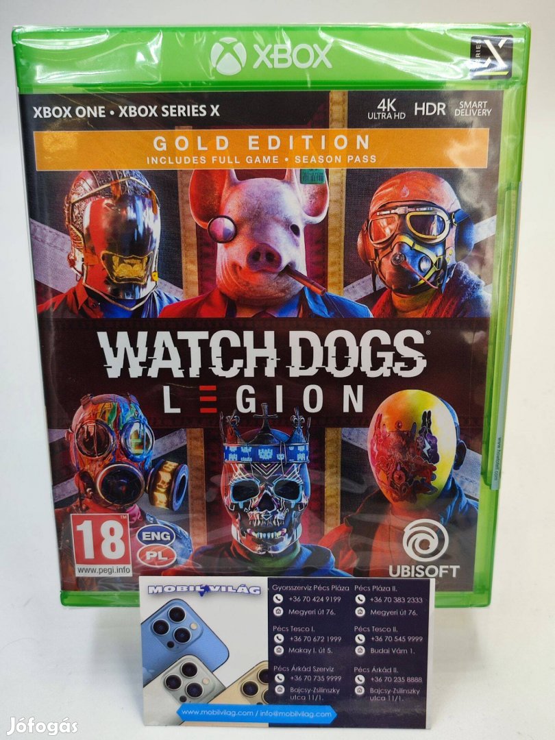Watch Dogs Legion Xbox One/series X Garanciával #konzl1026
