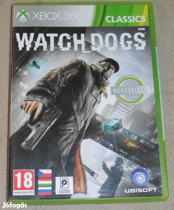 Watch Dogs Magyarul (GTA Szerű) Gyári Xbox 360 Játék akár féláron