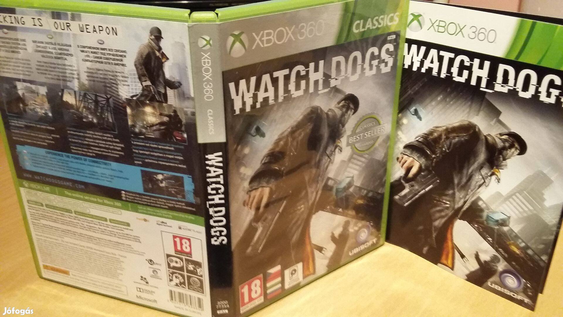 Watch Dogs - xbox360 játéklemez