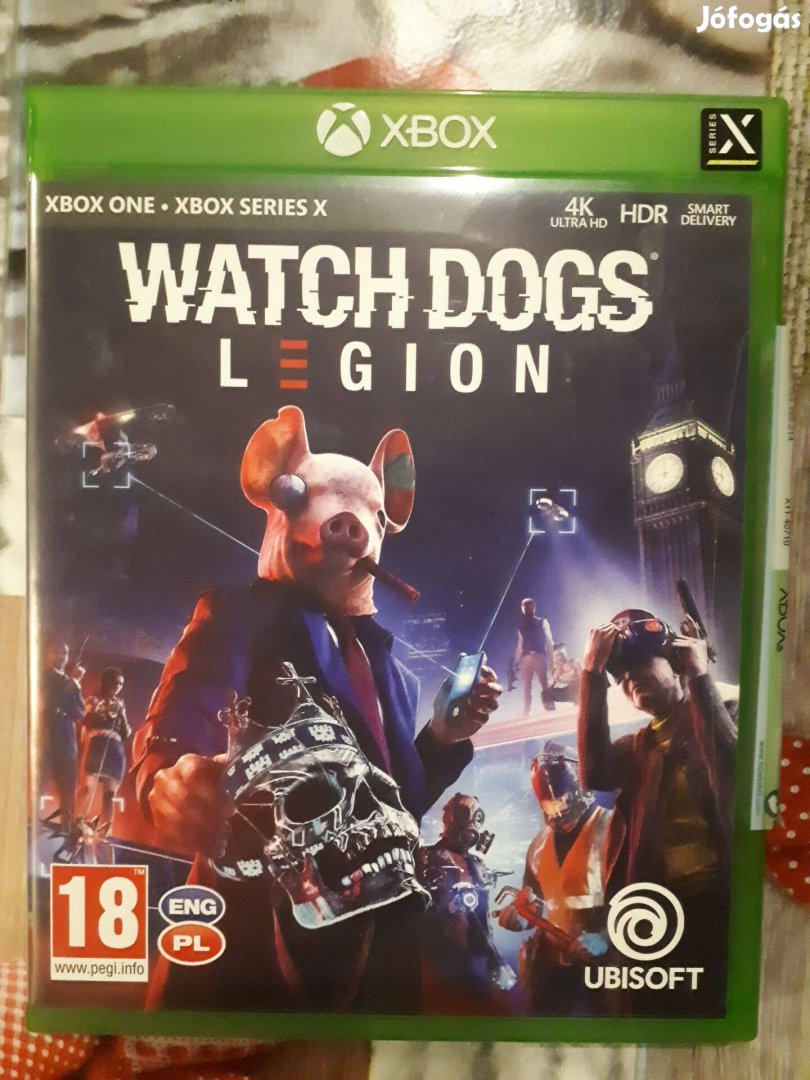 Watchdogs Legion xbox one-series x játék,eladó-csere"